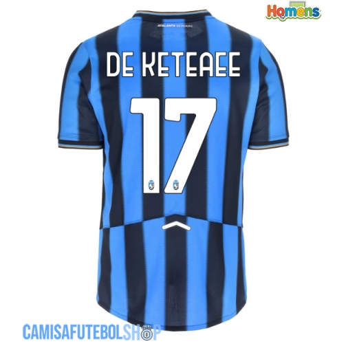 Camisa de time de futebol Atalanta Charles De Ketelaere #17 Replicas 1º Equipamento 2025-26 Manga Curta